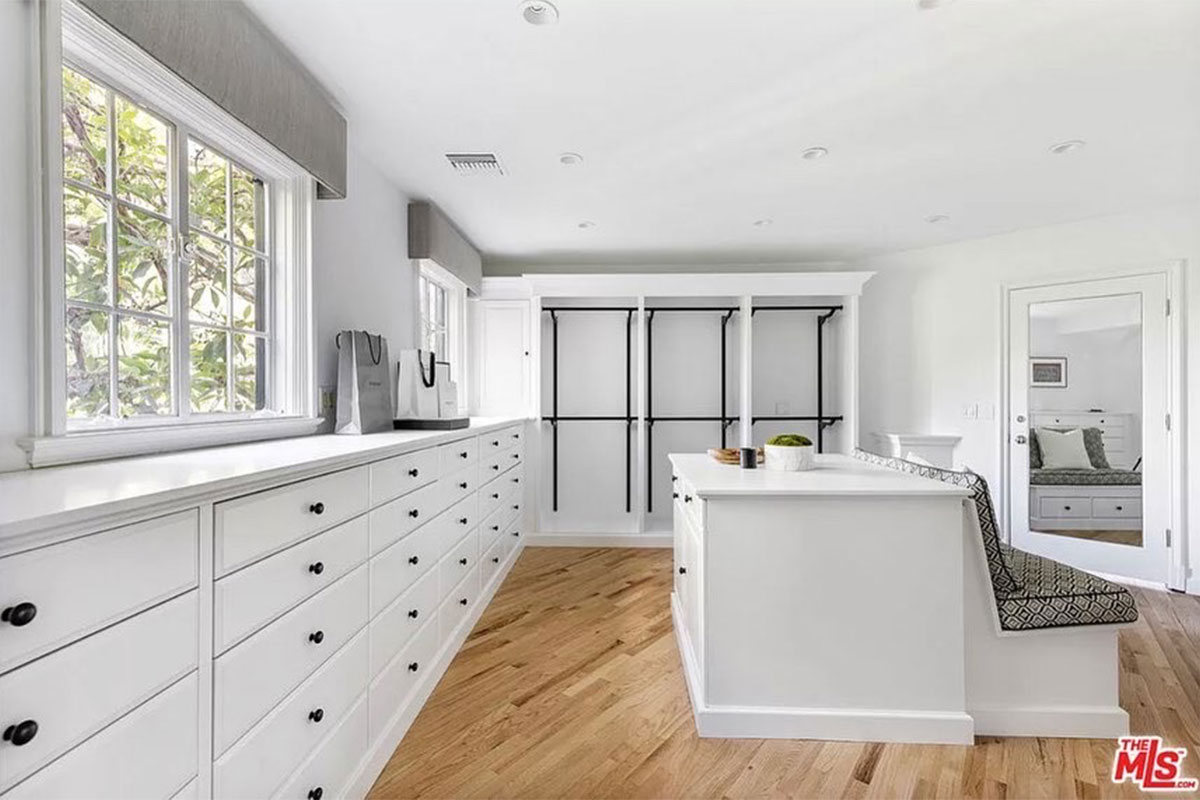 Elegant hardwood floor installation in Los Angeles at a residence.